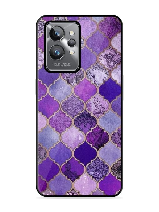 Purple Mosaic Magic Glossy Soft Edge Case for Realme Gt 2 Pro Chachhi