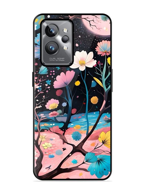 Cosmic Bloom Glossy Soft Edge Case for Realme Gt 2 Pro Chachhi