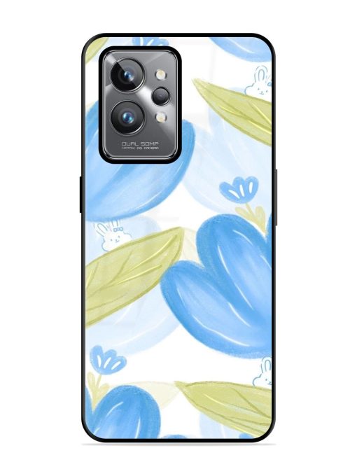 Bunny'S Blue Garden Glossy Soft Edge Case for Realme Gt 2 Pro Chachhi