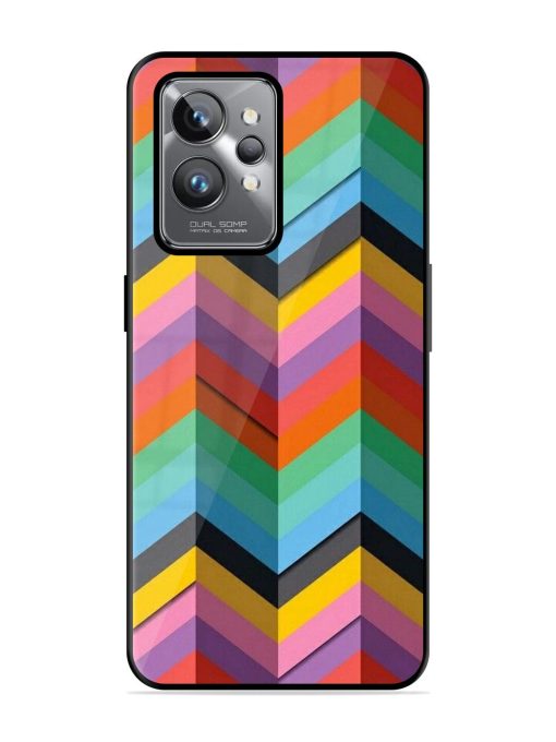 Colorful Zigzag Glossy Soft Edge Case for Realme Gt 2 Pro