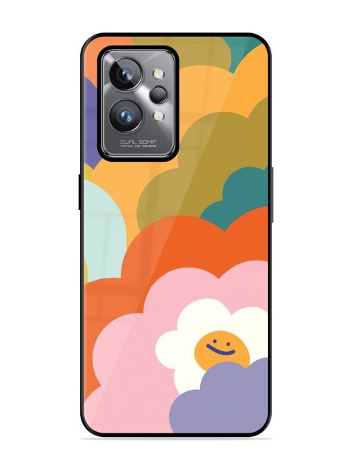 Happy Flower Power Glossy Soft Edge Case for Realme Gt 2 Pro Chachhi