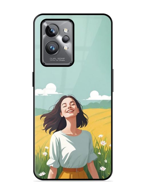 Girl Graffiti Glossy Soft Edge Case for Realme Gt 2 Pro Chachhi