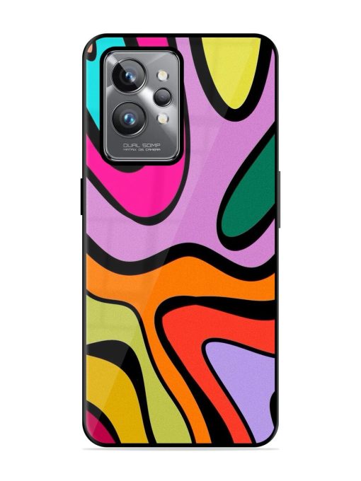 Groovy Swirls Glossy Soft Edge Case for Realme Gt 2 Pro Chachhi