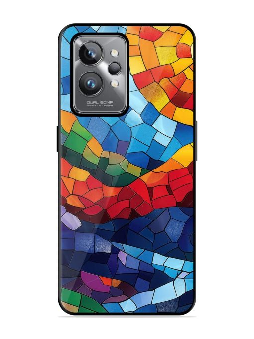 Mosaic Sunset Glossy Soft Edge Case for Realme Gt 2 Pro Chachhi