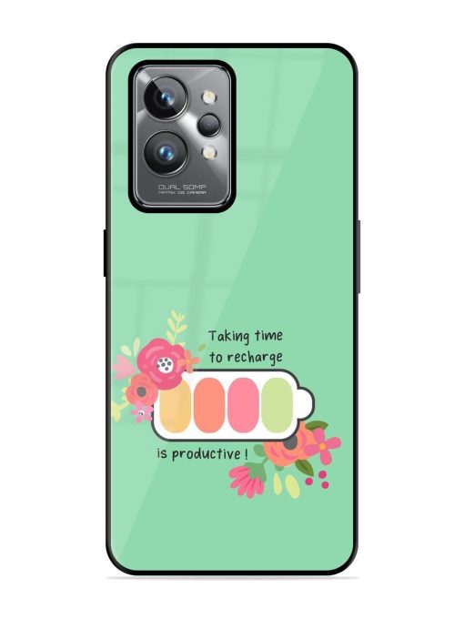 Recharge And Bloom Glossy Soft Edge Case for Realme Gt 2 Pro Chachhi