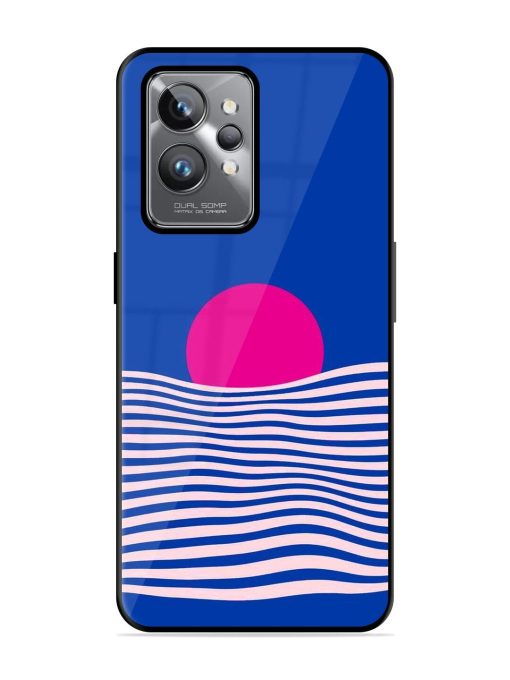 Pink Sunset Over Blue Waves Glossy Soft Edge Case for Realme Gt 2 Pro Chachhi