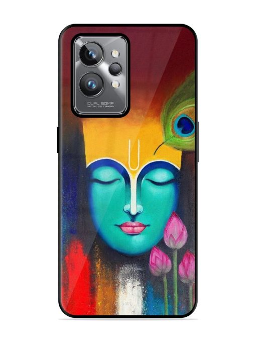 Divine Tranquility: The Face Of Krishna Glossy Soft Edge Case for Realme Gt 2 Pro Chachhi