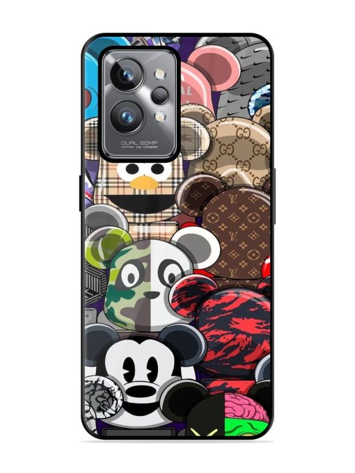 Streetwear Bearbrick Extravaganza Glossy Soft Edge Case for Realme Gt 2 Pro Chachhi