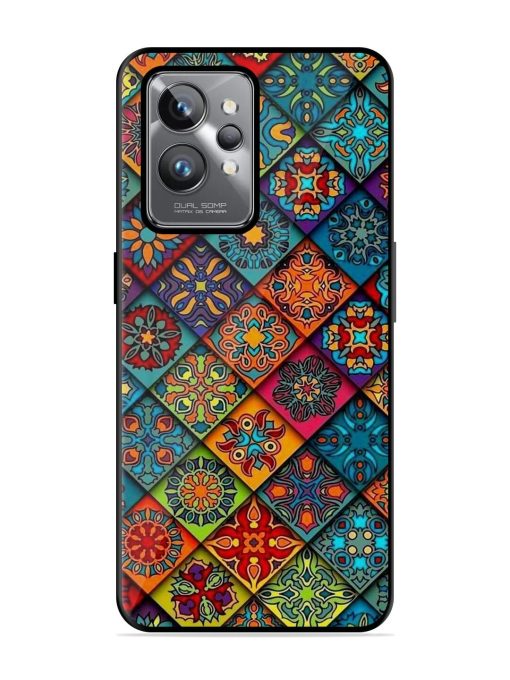 Patchwork Mandala Mosaic Glossy Soft Edge Case for Realme Gt 2 Pro Chachhi