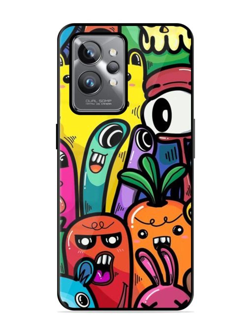 Whimsical Doodle Chaos Glossy Soft Edge Case for Realme Gt 2 Pro Chachhi