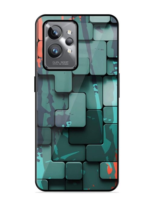 Abstract Geometric Mosaic Glossy Soft Edge Case for Realme Gt 2 Pro Chachhi