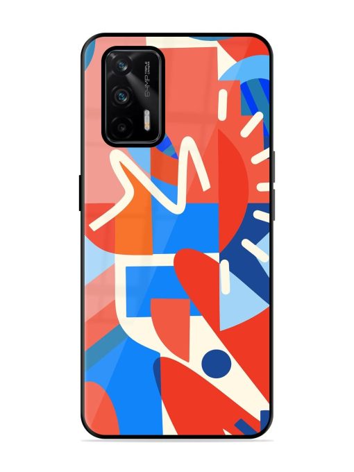 Abstract Harmony Glossy Soft Edge Case for Realme Gt (5G) Chachhi