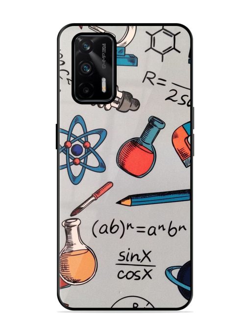 Science Doodle Glossy Soft Edge Case for Realme Gt (5G) Chachhi