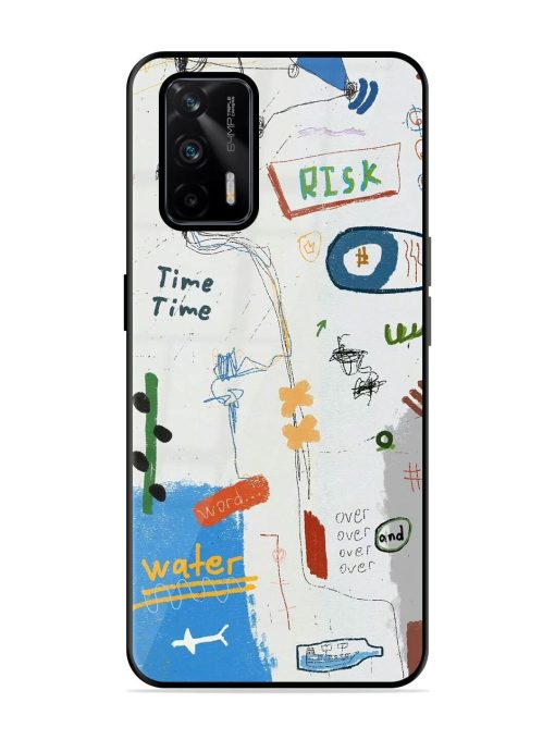 Mind Map Madness Glossy Soft Edge Case for Realme Gt (5G) Chachhi