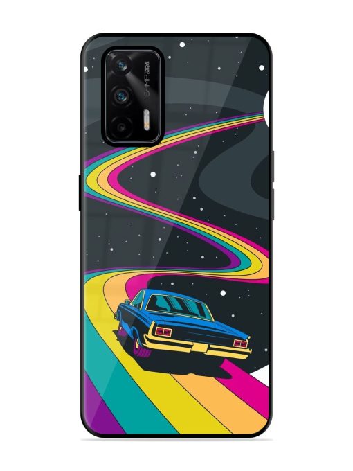 Rainbow Road Glossy Soft Edge Case for Realme Gt (5G) Chachhi