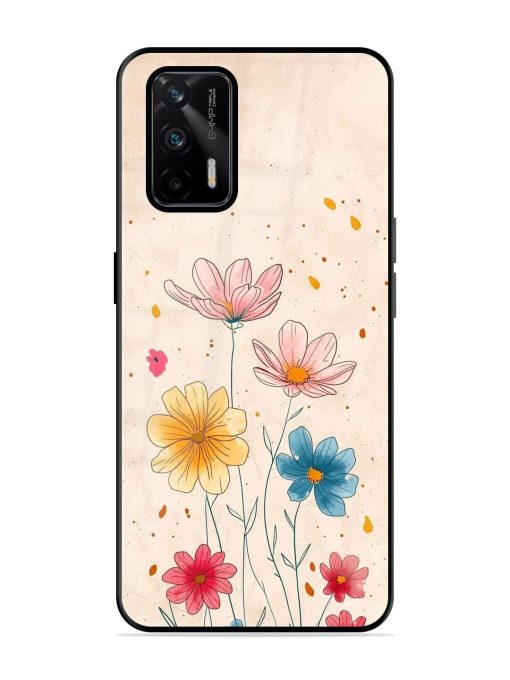 Delicate Bloom Glossy Soft Edge Case for Realme Gt (5G) Chachhi