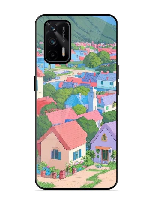 Pastel Paradise Glossy Soft Edge Case for Realme Gt (5G) Chachhi