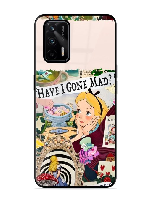 Mad Hatter'S Collage Glossy Soft Edge Case for Realme Gt (5G)