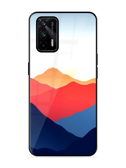 Sunset Peaks Glossy Soft Edge Case for Realme Gt (5G) Chachhi