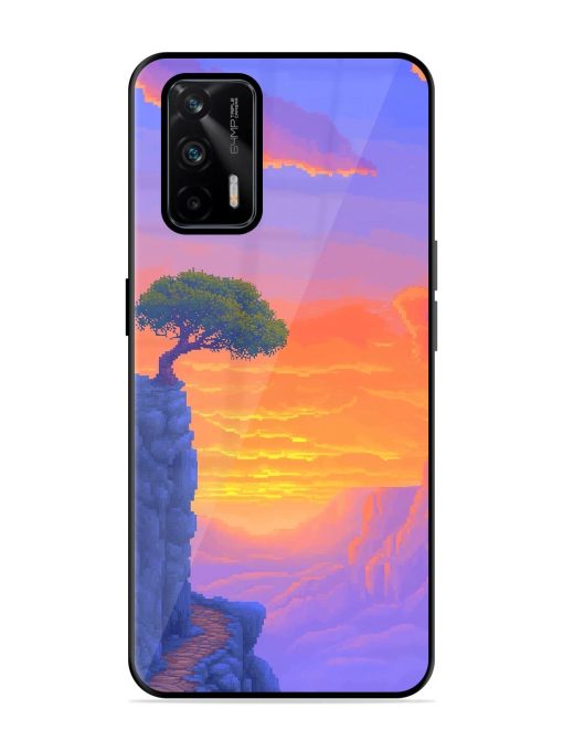 Cliffside Solitude Glossy Soft Edge Case for Realme Gt (5G) Chachhi