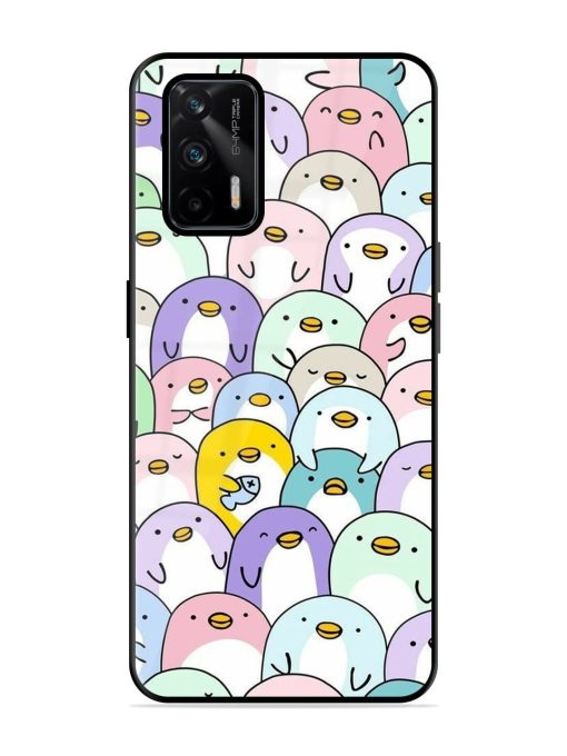 Penguin Party Glossy Soft Edge Case for Realme Gt (5G) Chachhi