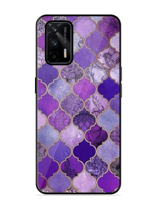 Purple Mosaic Magic Glossy Soft Edge Case for Realme Gt (5G) Chachhi