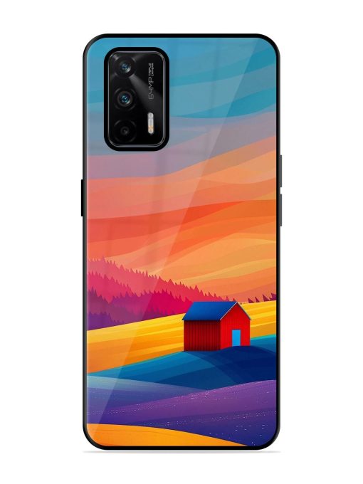 Sunset Solitude Glossy Soft Edge Case for Realme Gt (5G) Chachhi