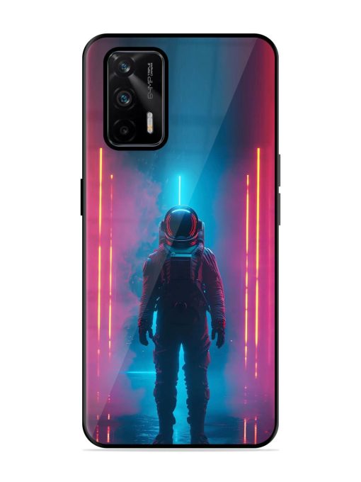 Neon Astronaut Glossy Soft Edge Case for Realme Gt (5G) Chachhi