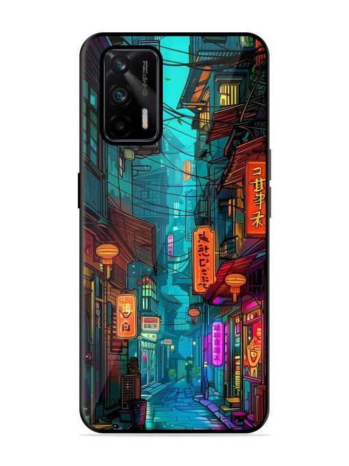 Neon Nightscape Glossy Soft Edge Case for Realme Gt (5G) Chachhi