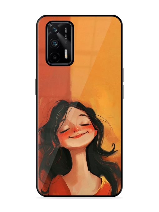 Neon Girl Glossy Soft Edge Case for Realme Gt (5G) Chachhi