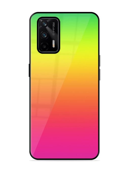 Rainbow Gradient Glossy Soft Edge Case for Realme Gt (5G) Chachhi