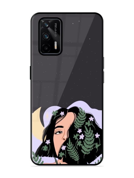 Lunar Lullaby Glossy Soft Edge Case for Realme Gt (5G) Chachhi