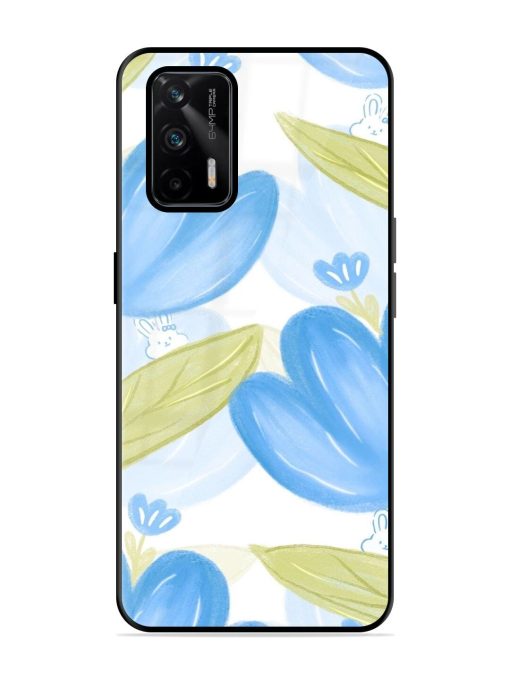 Bunny'S Blue Garden Glossy Soft Edge Case for Realme Gt (5G) Chachhi