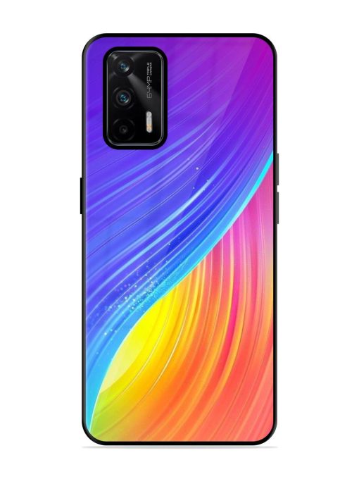 Neon Swirl Glossy Soft Edge Case for Realme Gt (5G) Chachhi