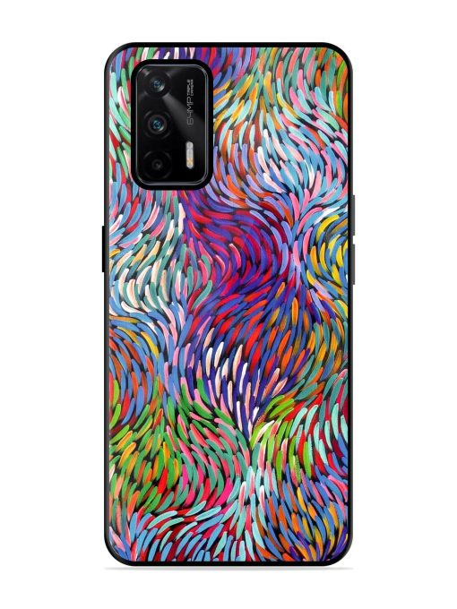 Vibrant Waves Glossy Soft Edge Case for Realme Gt (5G) Chachhi