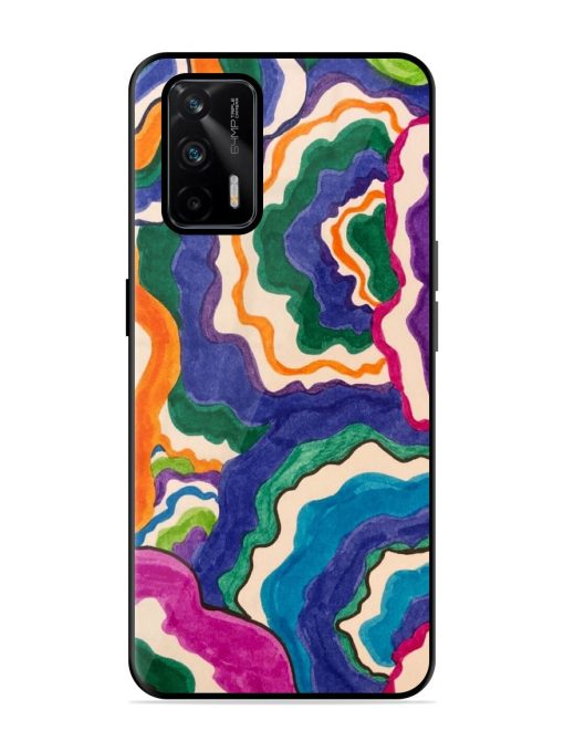 Wavy Wonder Glossy Soft Edge Case for Realme Gt (5G) Chachhi