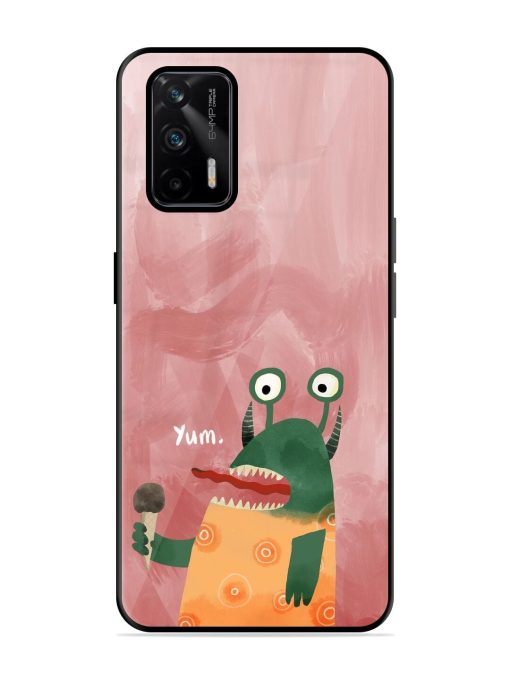 Hungry Monster Glossy Soft Edge Case for Realme Gt (5G) Chachhi