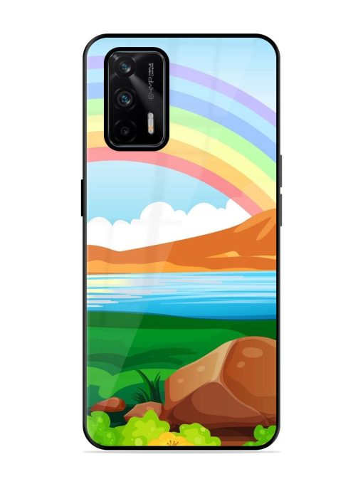 Rainbow Over The Lake Glossy Soft Edge Case for Realme Gt (5G) Chachhi