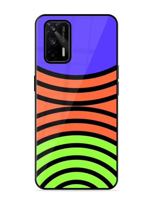 Psychedelic Stripe Symphony Glossy Soft Edge Case for Realme Gt (5G) Chachhi