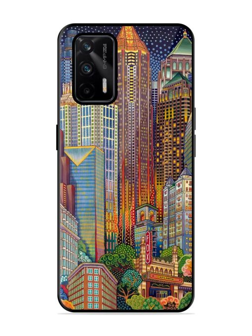 Neon Nightscape Glossy Soft Edge Case for Realme Gt (5G) Chachhi