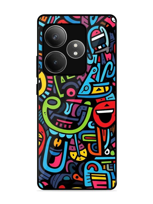 Doodlephoria Glossy Soft Edge Case for Realme Gt 6T (5G) Chachhi