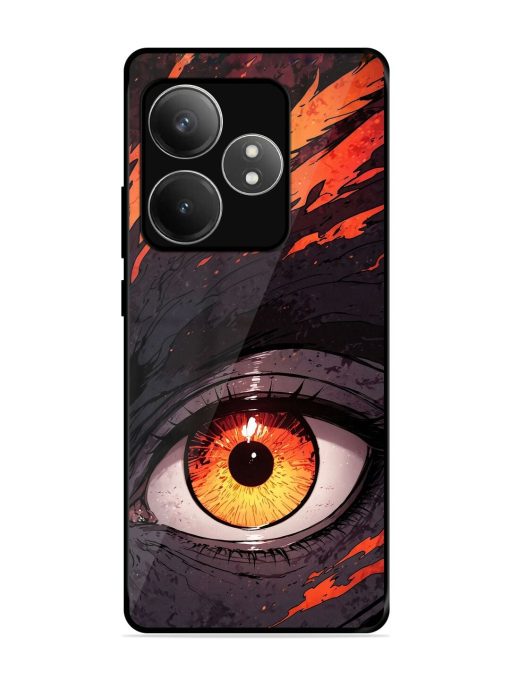 Inferno Gaze Glossy Soft Edge Case for Realme Gt 6T (5G) Chachhi