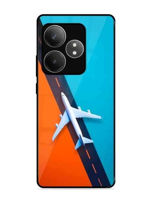 Skyward Bound Glossy Soft Edge Case for Realme Gt 6T (5G) Chachhi