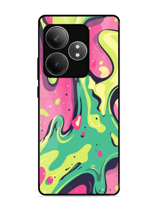 Gooey Grooves Glossy Soft Edge Case for Realme Gt 6T (5G) Chachhi