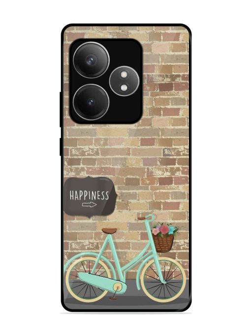 Pedaling Towards Happiness Glossy Soft Edge Case for Realme Gt 6T (5G) Chachhi