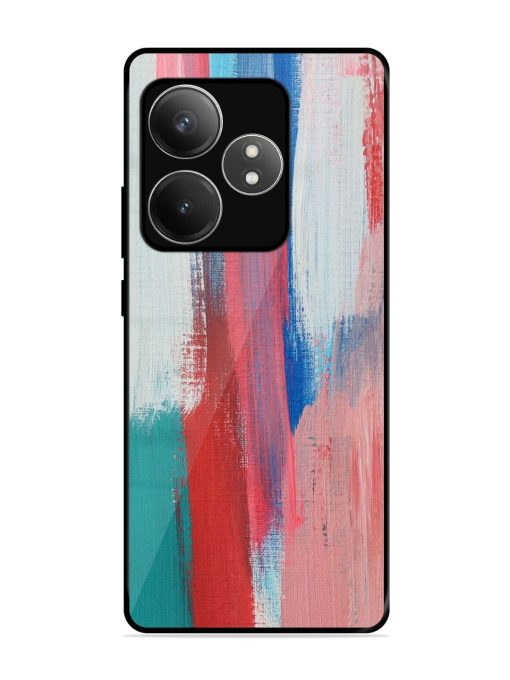 Colorful Chaos Glossy Soft Edge Case for Realme Gt 6T (5G) Chachhi