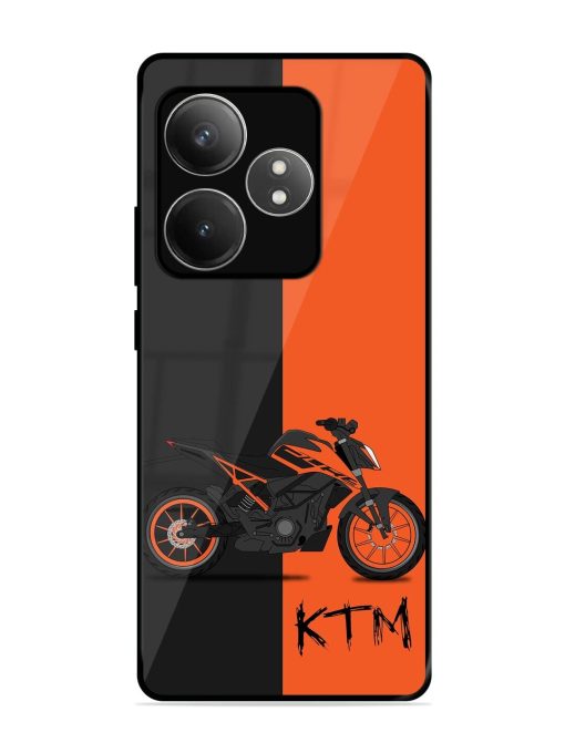 Orange Beast Glossy Soft Edge Case for Realme Gt 6T (5G)