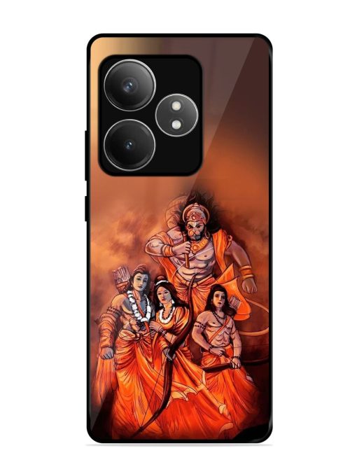 Sita Ram Glossy Soft Edge Case for Realme Gt 6T (5G) Chachhi