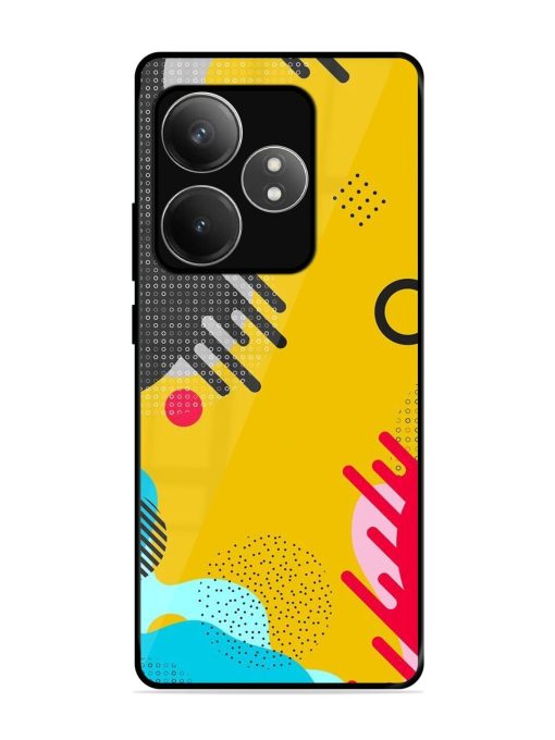 Neon Pop Glossy Soft Edge Case for Realme Gt 6T (5G) Chachhi