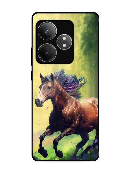 Enchanted Gallop Glossy Soft Edge Case for Realme Gt 6T (5G) Chachhi